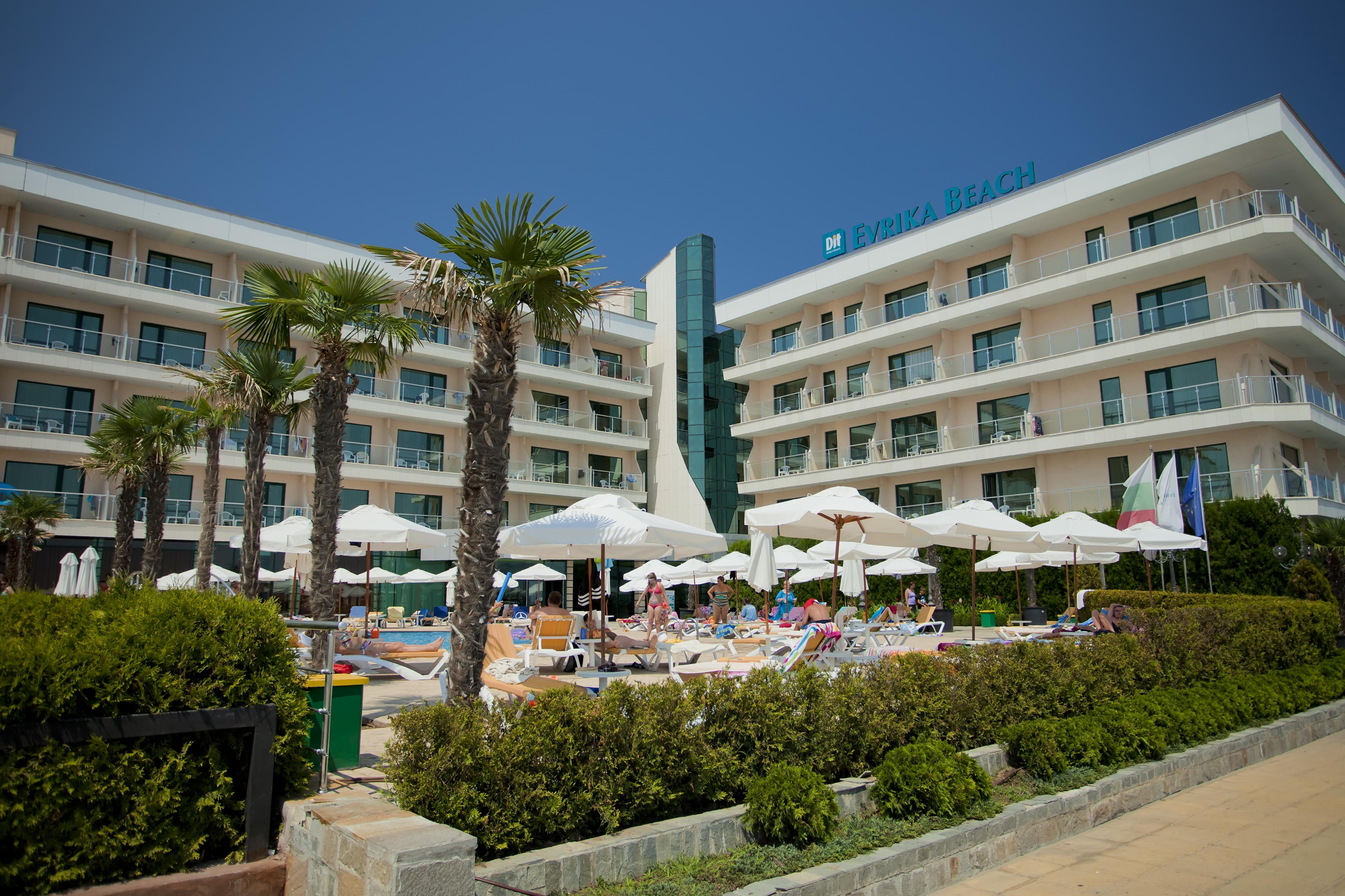 Dit Evrika Beach Club Hotel Sunny Beach Eksteriør billede